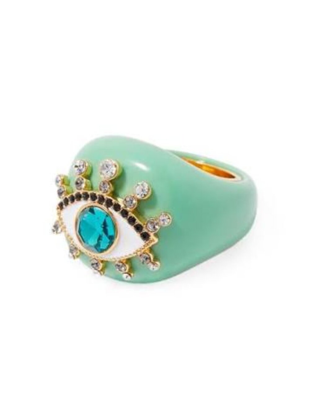 KURT GEIGER LONDON EVIL EYE DOME COCKTAIL RING - Picture 2 of 2